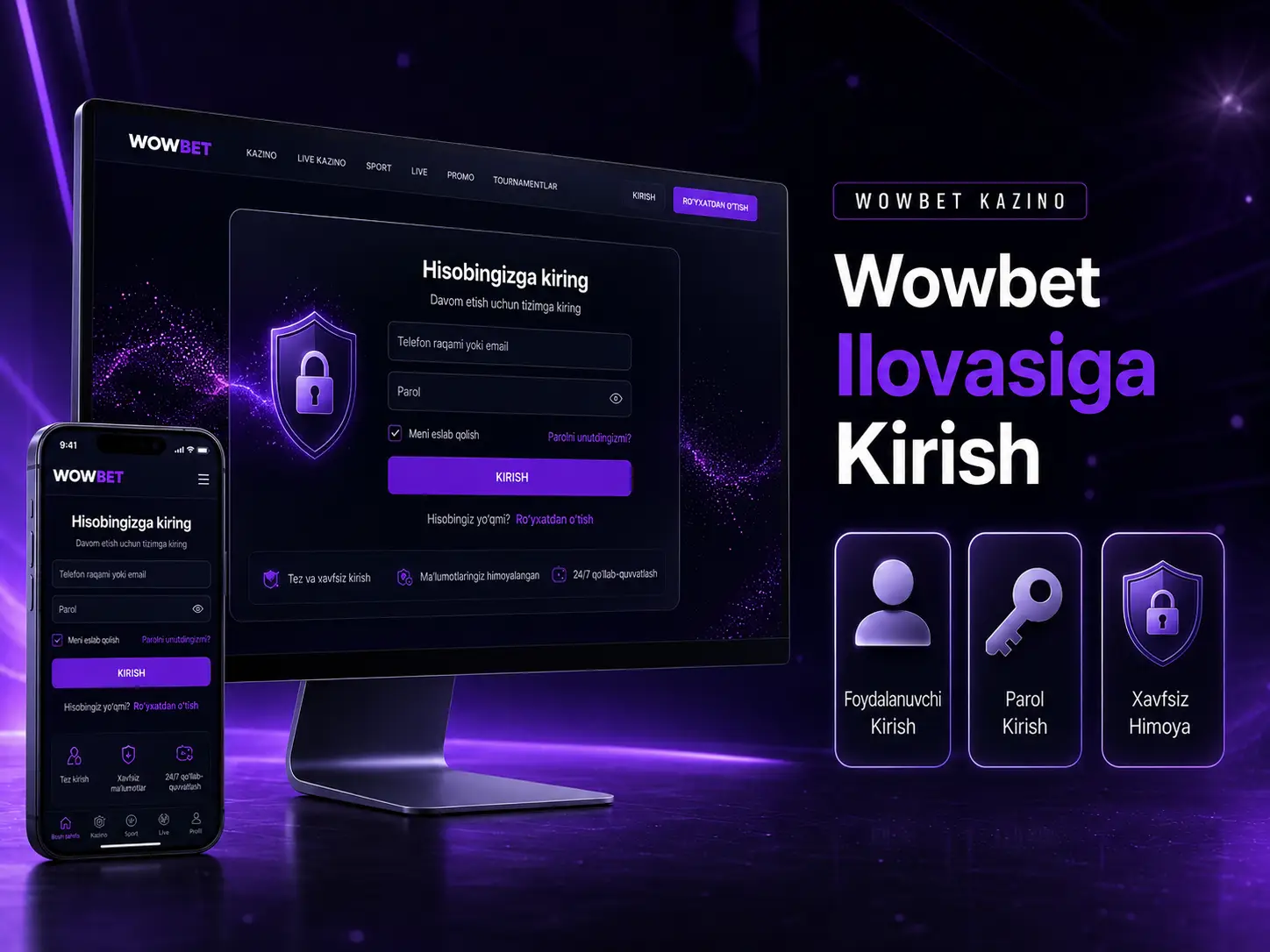 Wowbet Ilovasiga Kirish