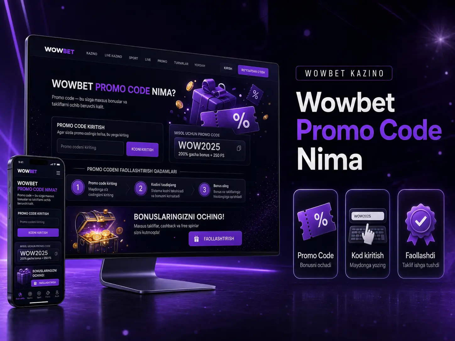 Wowbet Promo Code Nima