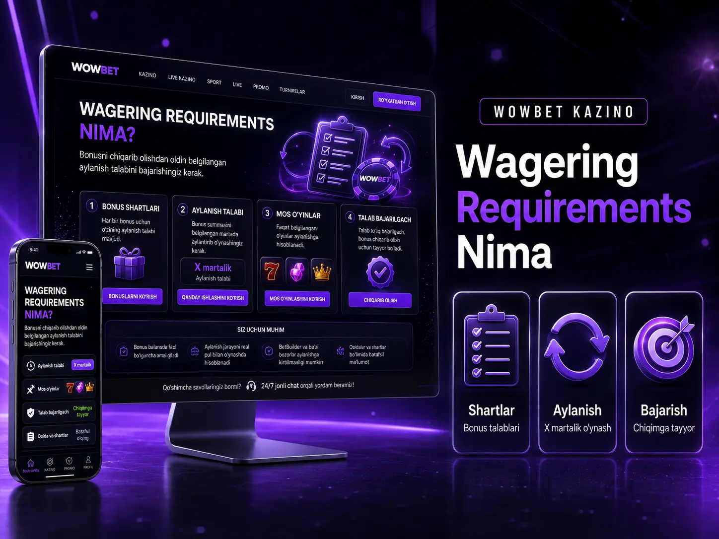 Wagering Requirements Nima