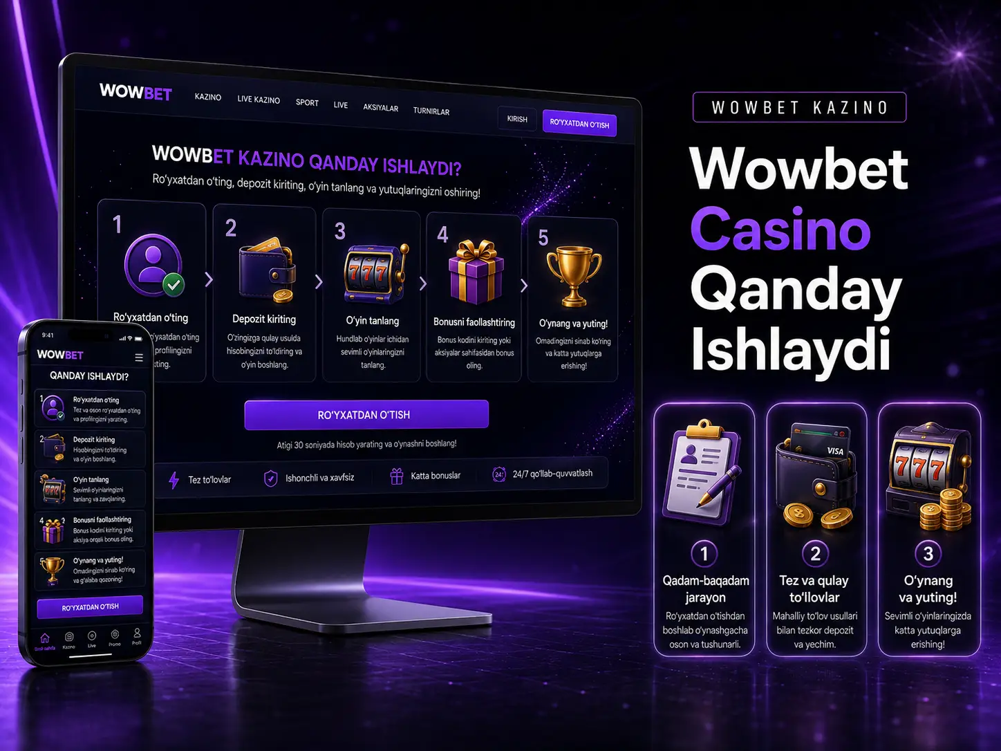 Wowbet Casino Qanday Ishlaydi