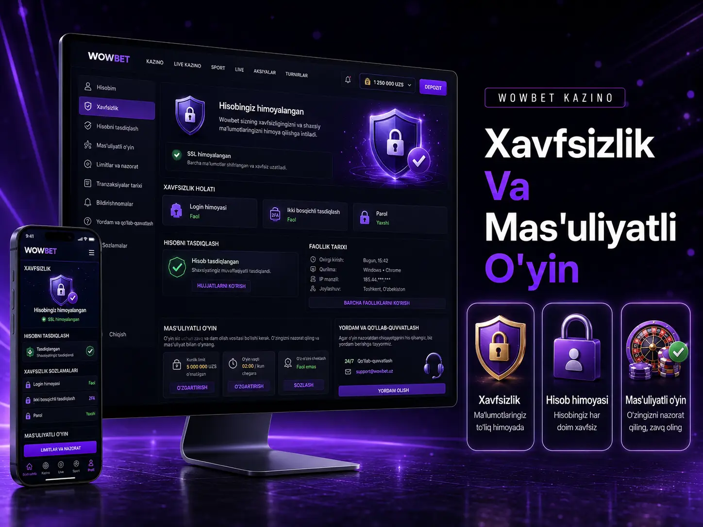 Xavfsizlik Va Mas'uliyatli O'yin