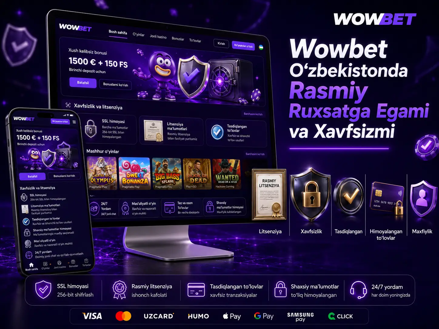Qonuniy va Xavfsizmi Wowbet